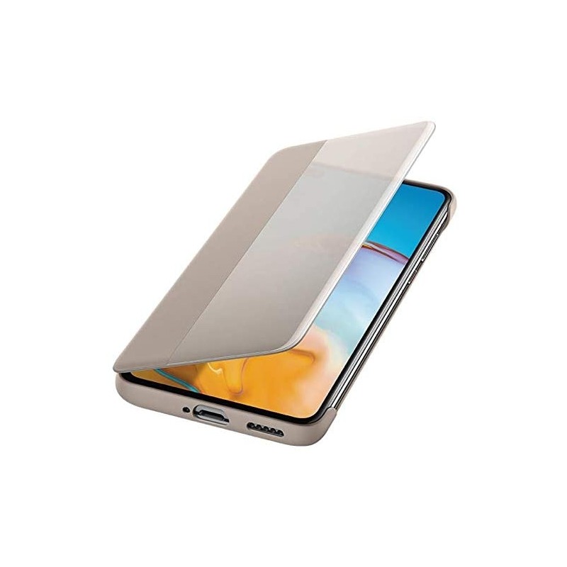 Huawei Original S-View Case for Huawei P40 Khaki