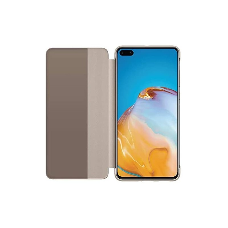 Huawei Original S-View Case for Huawei P40 Khaki