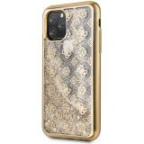 Funda Guess 4G Peony Glitter Cover para iPhone 11 Pro Dorado Funda Guess 4G Peony Glitter Cover para iPhone 11 Pro Dorado