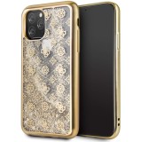 Funda Guess 4G Peony Glitter Cover para iPhone 11 Pro Dorado Funda Guess 4G Peony Glitter Cover para iPhone 11 Pro Dorado