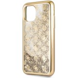 Funda Guess 4G Peony Glitter Cover para iPhone 11 Pro Dorado Funda Guess 4G Peony Glitter Cover para iPhone 11 Pro Dorado