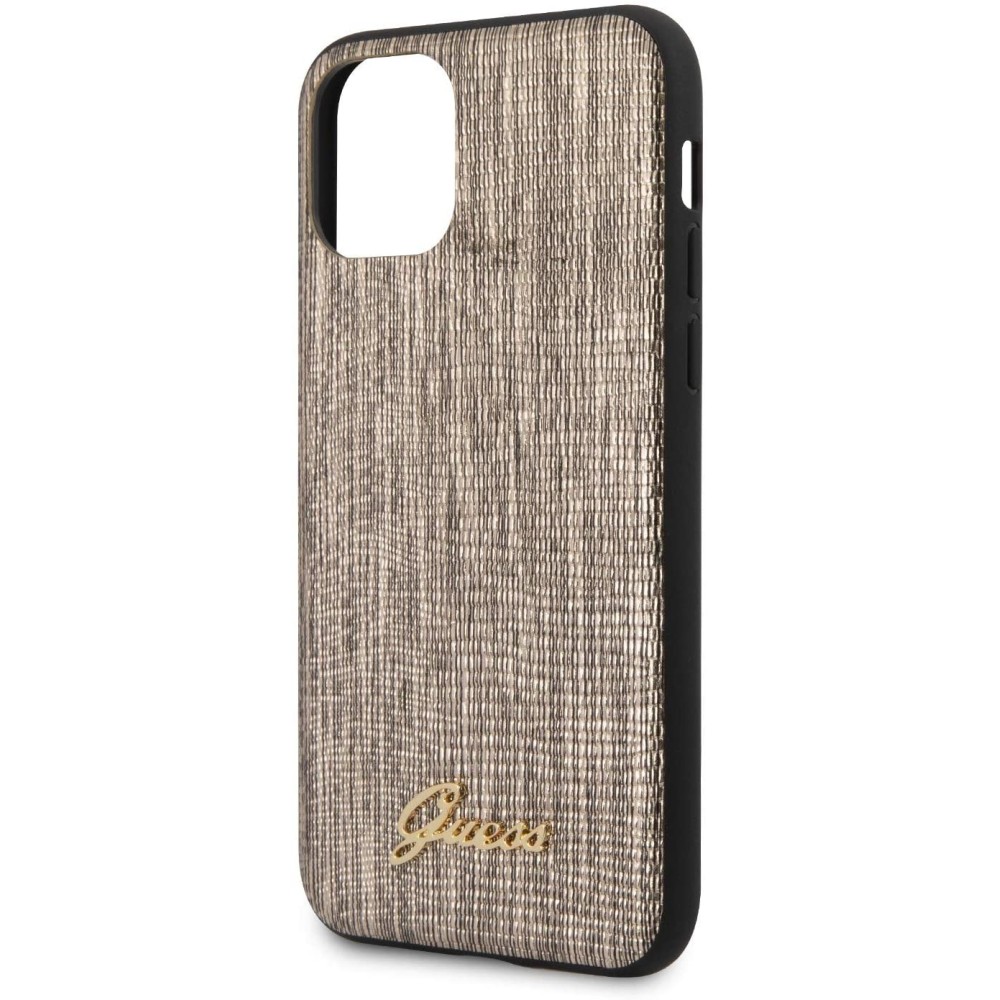 Funda Guess  iPhone 11 Pro Max  Textura Dorado