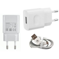 Cargador Original Huawei HW-050200E3W  + Cable para P6, P7, P8, Lite, Mate, G6, G7, G8