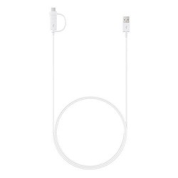 Cable Dual Original Samsung EP-DG930DWEGWW  Micro USB y  USB tipo C  - 1,5 m