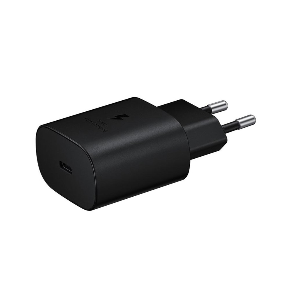 Cargador Super Rápido Original Samsung EP-TA800EBE (25W) USB Tipo C - Negro - Bulk