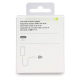 Apple USB Type-C 20W Power Adapter Travel Charger MHJE3ZM/A White