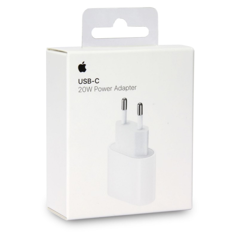 Apple USB Type-C 20W Power Adapter Travel Charger MHJE3ZM/A White