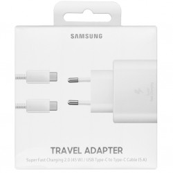 Cargador Original Samsung EP-TA845XBE PD 45W USB Tipo C -  Blister