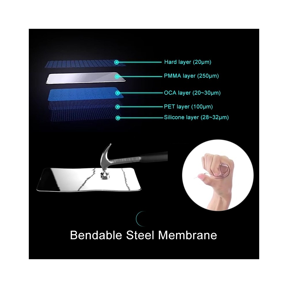 Protector Pantalla Cerámico Flexible - Dureza 9H - Anti Fractura - para iPhone 6, iPhone 7, iPhone 8, iPhone SE 2020