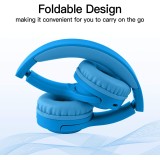 Picun E3 Foldable Stereo Bluetooth Headband Headphones for Kids - Blue Picun E3 Foldable Stereo Bluetooth Headband Headphones for Kids - Blue
