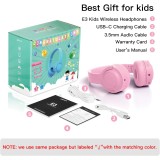 Picun E3 Auriculares Bluetooth Estereo Plegables de Diadema para Niños - Rosa Picun E3 Auriculares Bluetooth Estereo Plegables de Diadema para Niños - Rosa