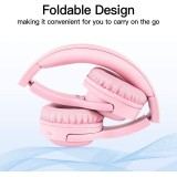 Picun E3 Foldable Stereo Bluetooth Headband Headphones for Kids - Pink Picun E3 Foldable Stereo Bluetooth Headband Headphones for Kids - Pink