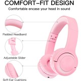 Picun E3 Foldable Stereo Bluetooth Headband Headphones for Kids - Pink Picun E3 Foldable Stereo Bluetooth Headband Headphones for Kids - Pink