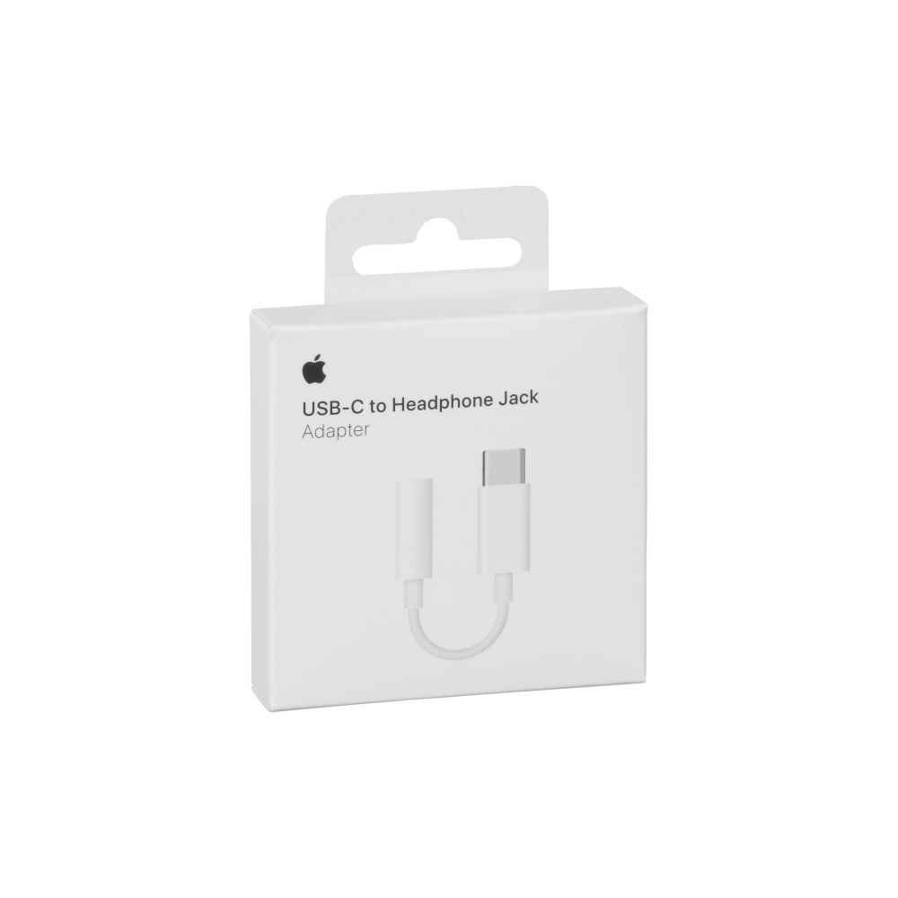 Apple MU7E2ZM/A Adaptador Original de USB-C a Toma para Auriculares de Jack 3,5 mm - Blister