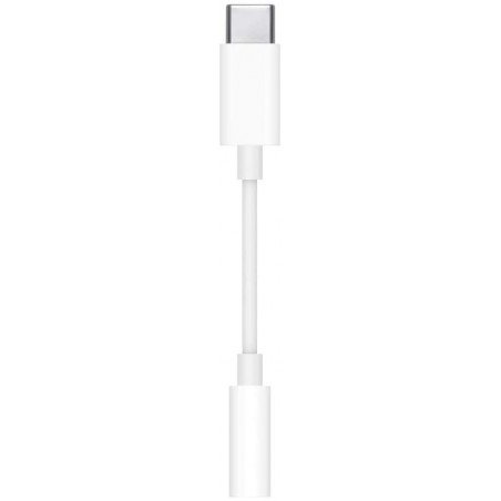 Apple MU7E2ZM/A Adaptador Original de USB-C a Toma para Auriculares de Jack 3,5 mm - Blister