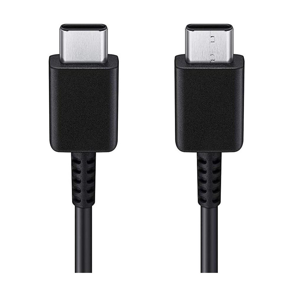 Cable Samsung Original EP-DA705BBE - Carga (60W)  y Datos - Conector Tipo C a Tipo C - 100 CM (Negro) - Bulk