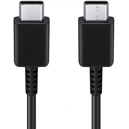 Cable Samsung Original EP-DA705BBE - Carga (60W)  y Datos - Conector Tipo C a Tipo C - 100 CM (Negro)