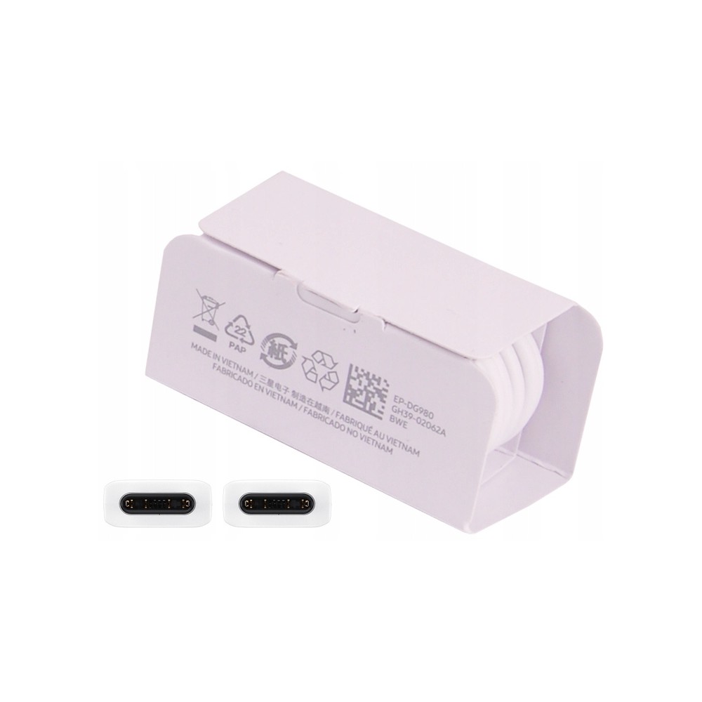 Cable Samsung Original EP-DA705BBE - Carga (60W)  y Datos - Conector Tipo C a Tipo C - 100 CM (Negro)