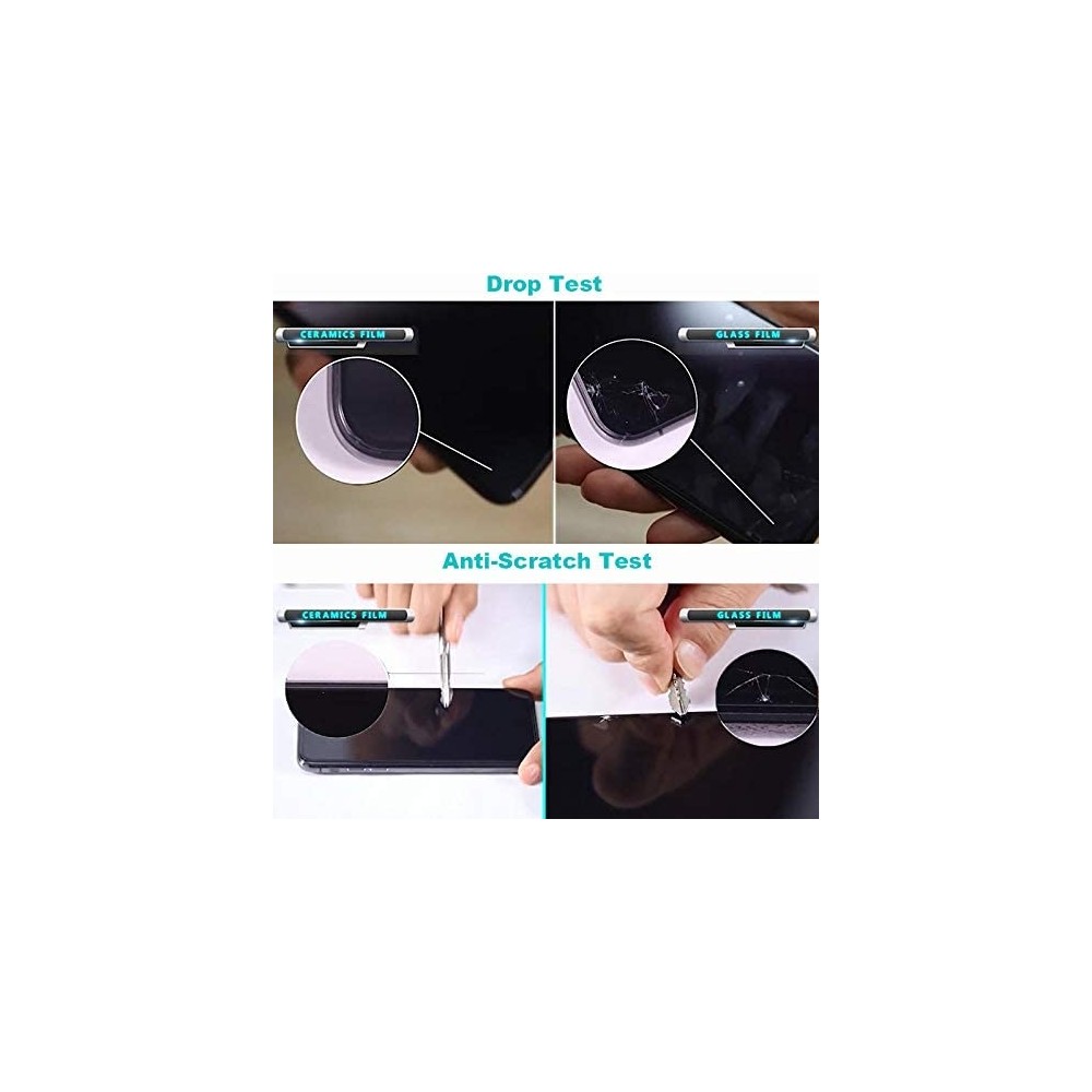 9H Mate Privacy Anti-espía Protector Pantalla Cerámico Flexible Mate - Anti Fractura - para iPhone