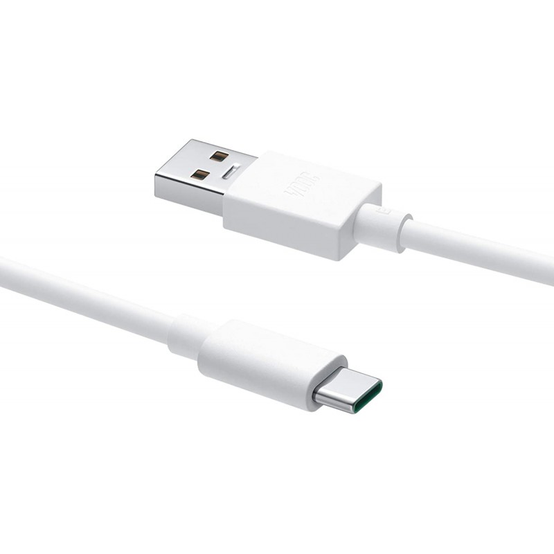 OPPO DL129 VOOC Cable Original USB Tipo C 4A - Blanco - Bulk