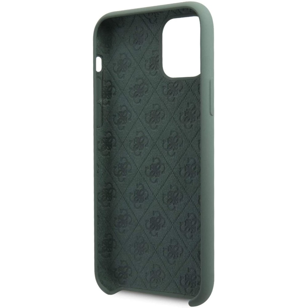 Carcasa Guess 4G de Silicona para iPhone 11 Pro Color Verde Oscuro