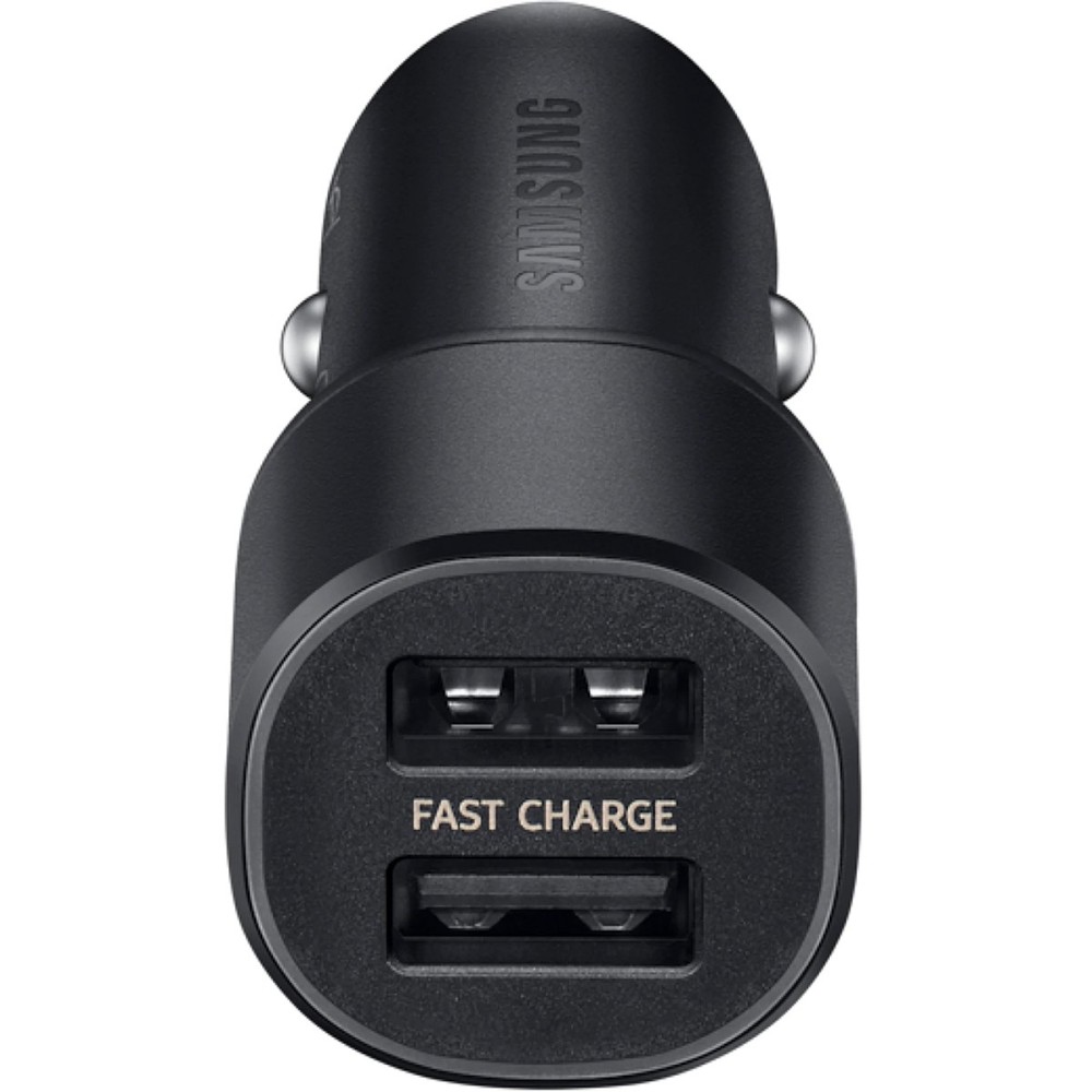 Samsung EP-L1100NBE Cargador Rápido para Coche 15W - Salida Dual - Negro - Blister