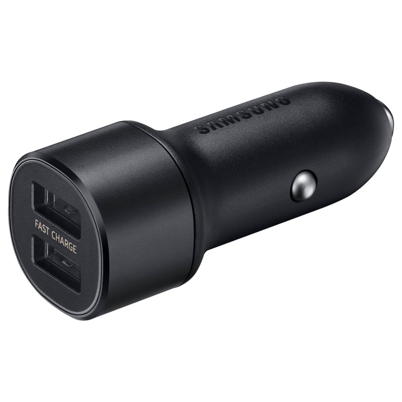 Samsung EP-L1100NBE Cargador Rápido para Coche - Salida Dual - Negro - Blister