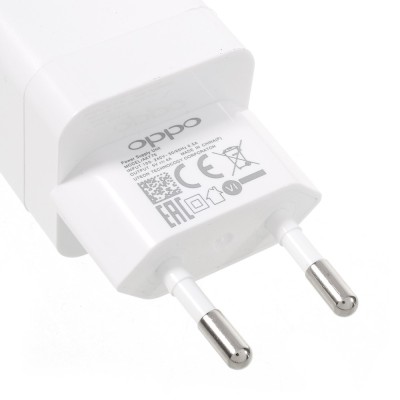 OPPO VOOC AK779 Cargador Original USB 20W- Blanco - Bulk