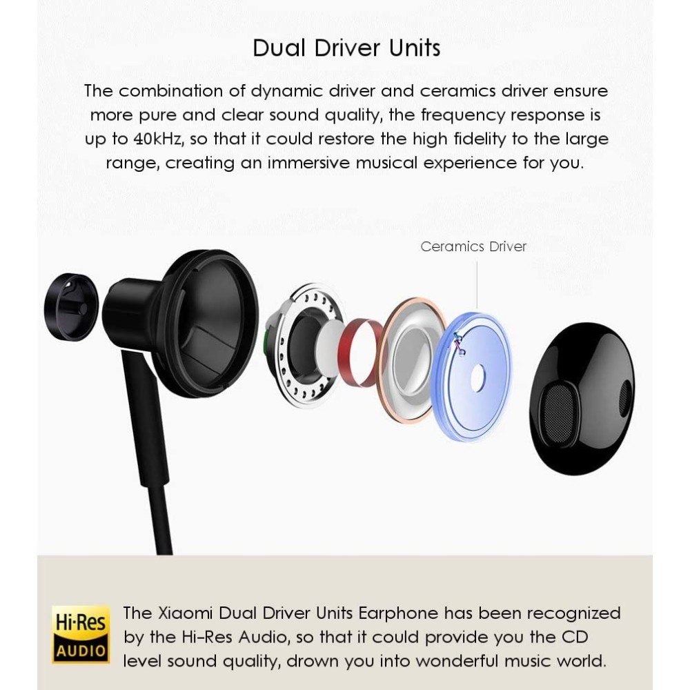 Xiaomi BRE01JY Auriculares Intraurales Negros