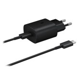 Cargador Super Rápido Original Samsung EP-TA800EBE (25W) USB Tipo C - Negro - Bulk Cargador Super Rápido Original Samsung EP-TA800EBE (25W) USB Tipo C - Negro - Bulk
