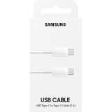 Samsung EP-DN975 Cable USB Tipo C a USB Tipo C (5A/100W), color blanco Samsung EP-DN975 Cable USB Tipo C a USB Tipo C (5A/100W), color blanco