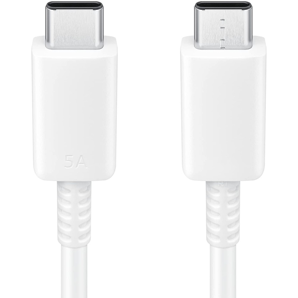 Samsung EP-DN975 Cable USB Tipo C a USB Tipo C (5A/100W), color blanco