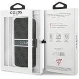 Guess GUBKP13L4GDGR - Funda para iPhone 13 Pro / 13 6,1", diseño de rayas, color gris Guess GUBKP13L4GDGR - Funda para iPhone 13 Pro / 13 6,1", diseño de rayas, color gris