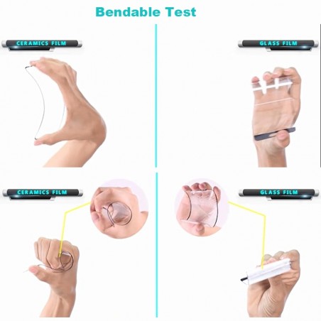 Protector Pantalla Cerámico Flexible - Dureza 9H - Anti Fractura - para iPhone 6, iPhone 7, iPhone 8, iPhone SE 2020