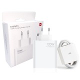 Xiaomi Cargador 120W con Cable USB Tipo C - Blanco Xiaomi Cargador 120W con Cable USB Tipo C - Blanco