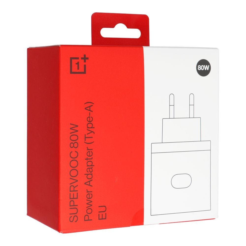 ADAPTADOR DE CORRIENTE ONEPLUS SUPERVOOC USB-A - 80W - BLANCO - BLISTER