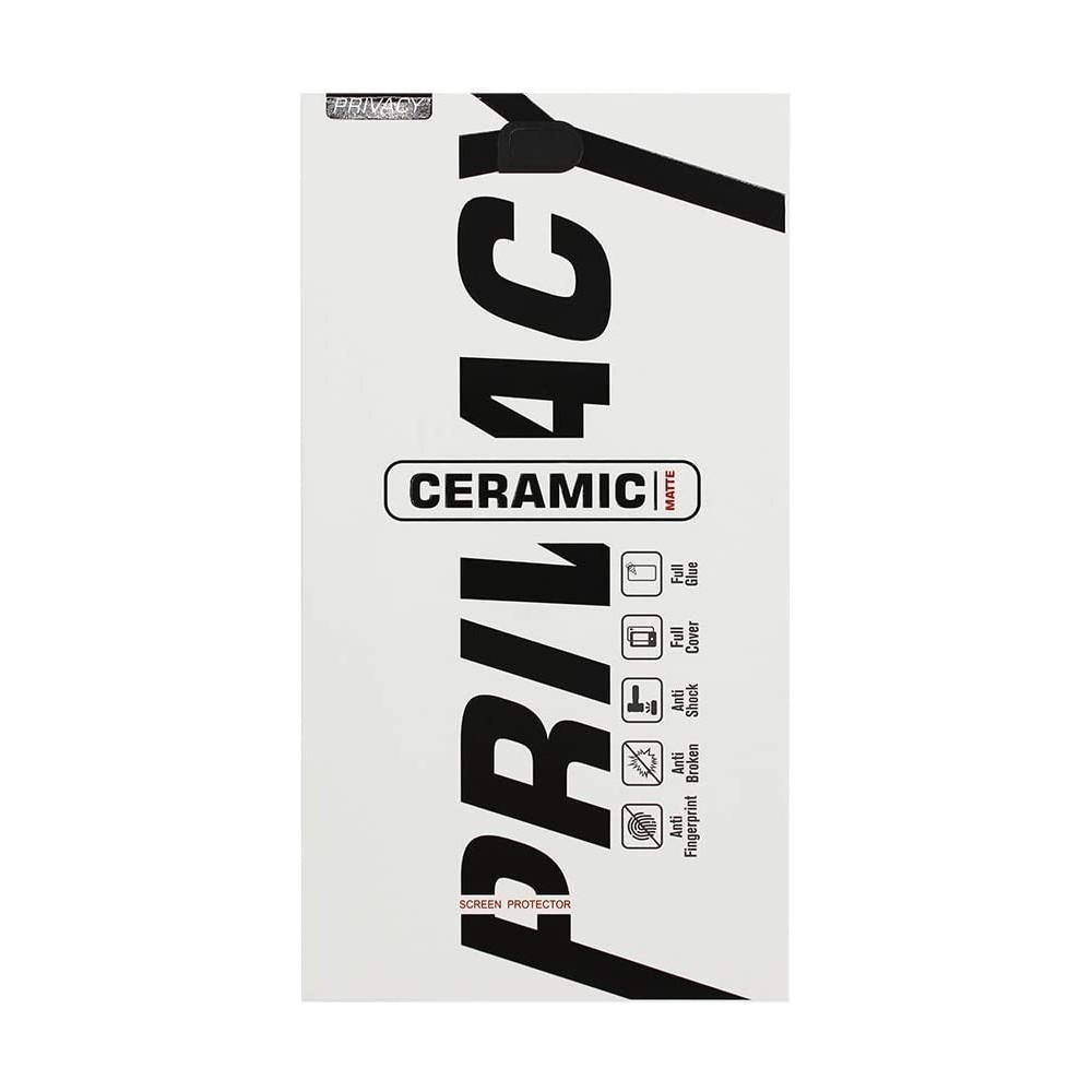 Protector de Pantalla Ceramico Flexible Privacy Anti-espia  - Anti Rotura - para Xiaomi Redmi note 8 Pro