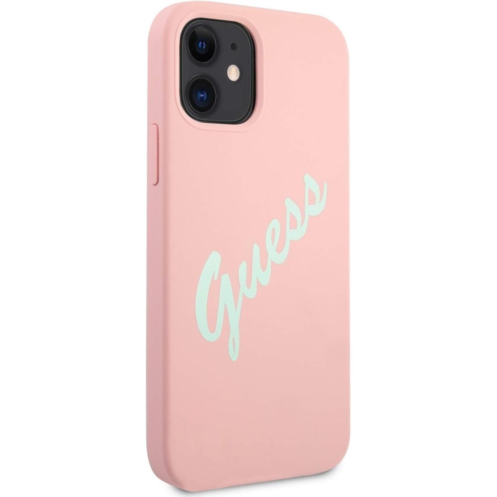 Guess Carcasa de Silicona Vintage para GUHCP12SLSVSPG iPhone
