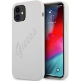 Carcasa de Silicona Vintage para iPhone 12 mini Blanco