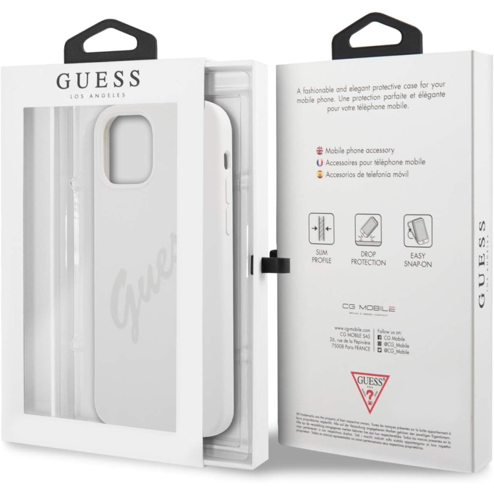 copy of Guess Carcasa de Silicona Vintage para GUHCP12SLSVSPG iPhone