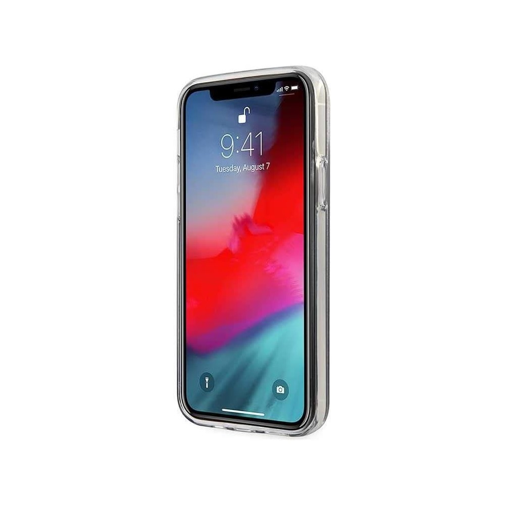 FUNDA GUESS VINTAGE GLITTER GRADIENT PARA IPHONE 12 MINI ROSA