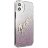 FUNDA GUESS VINTAGE GLITTER GRADIENT PARA IPHONE 12 MINI ROSA FUNDA GUESS VINTAGE GLITTER GRADIENT PARA IPHONE 12 MINI ROSA