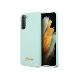 Guess GUHCS21MLSLMGLB - Funda para S21+ plus  Silicona - Verde