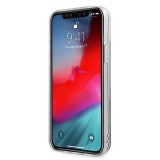 GUESS 12 Mini Glitter Vintage Script GUHCP12SGLVSSI Funda rigida plateado