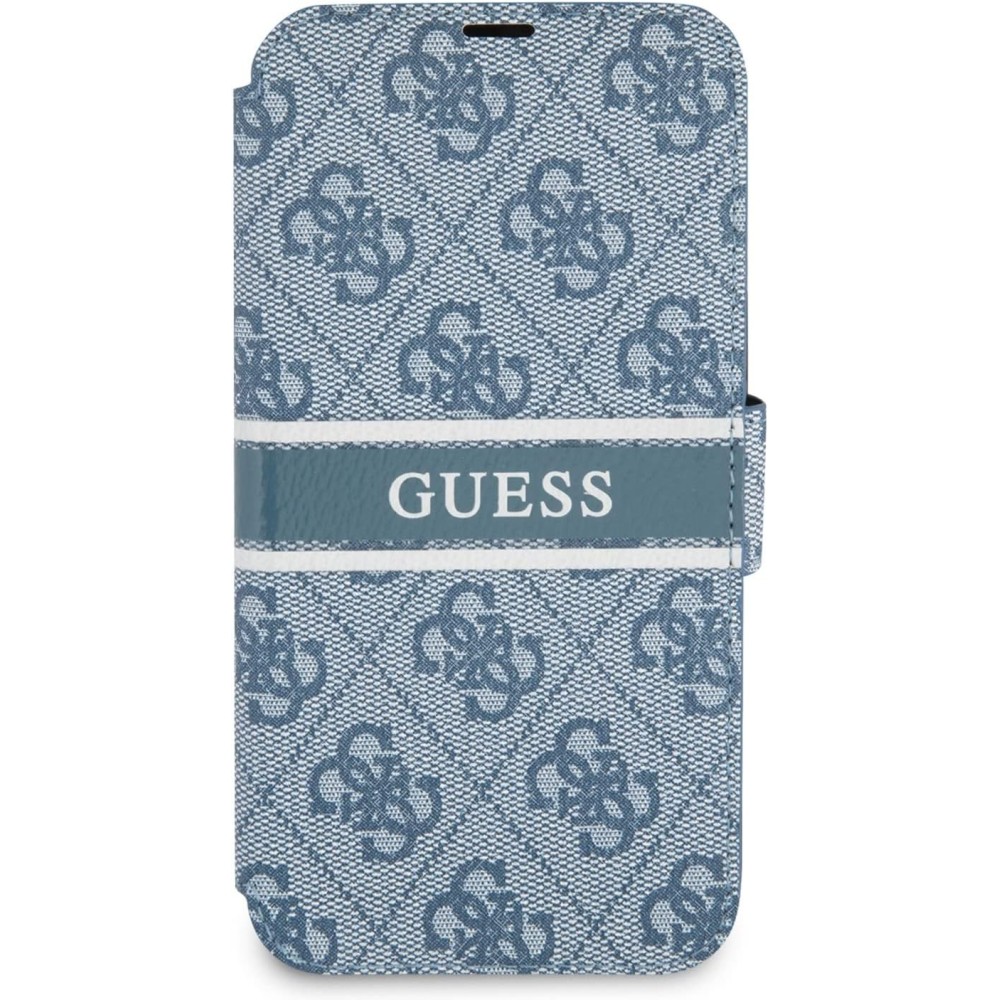 Guess Book Case 4G GUBKP13L4GDBL - Funda para iPhone 13 Pro Azul