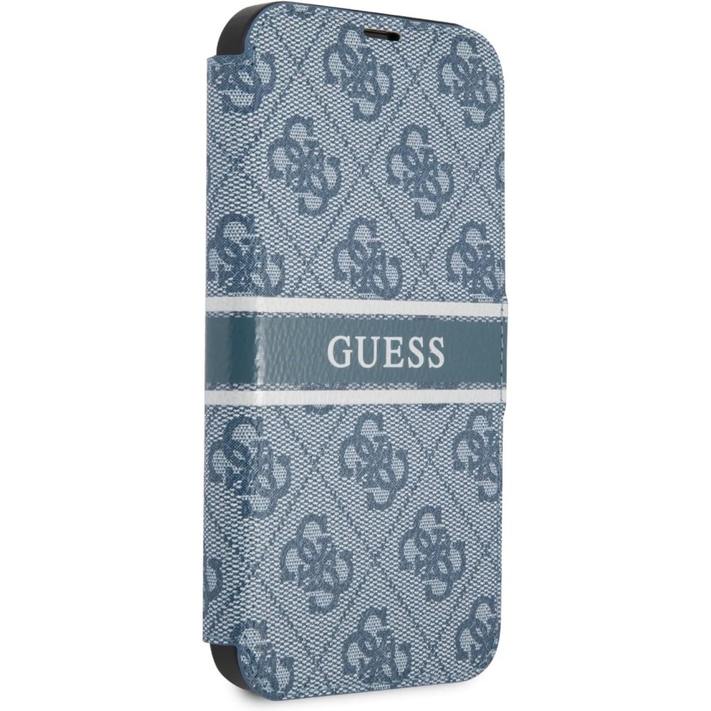 Guess Book Case 4G GUBKP13L4GDBL - Funda para iPhone 13 Pro Azul
