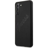Guess GUHCS21MLSVSBK - Funda para S21+ G996, Silicona Negro Guess GUHCS21MLSVSBK - Funda para S21+ G996, Silicona Negro