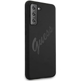 Guess GUHCS21MLSVSBK - Funda para S21+ G996, Silicona Negro Guess GUHCS21MLSVSBK - Funda para S21+ G996, Silicona Negro