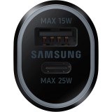 Samsung EP-L4020NBGEU Cargador de Coche USB-A/USB-C 40W Negro Samsung EP-L4020NBGEU Cargador de Coche USB-A/USB-C 40W Negro