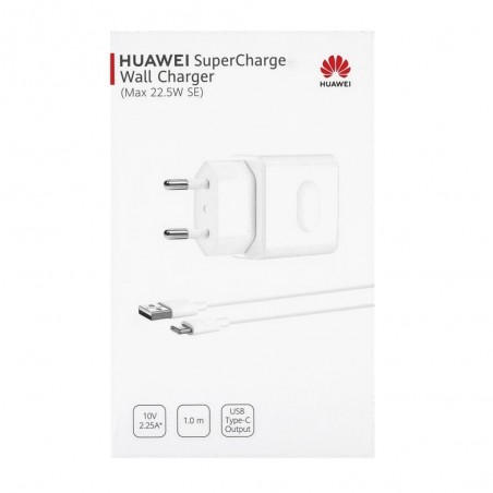 Huawei CP404 Original Super Charge 22,5 W USB Typ C Ladegerät - Weiß - Blister